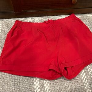 Women's Red Zyia summer shorts